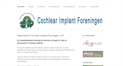 Desktop Screenshot of cochlearimplant.dk