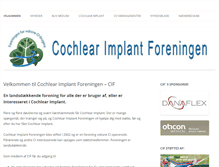 Tablet Screenshot of cochlearimplant.dk